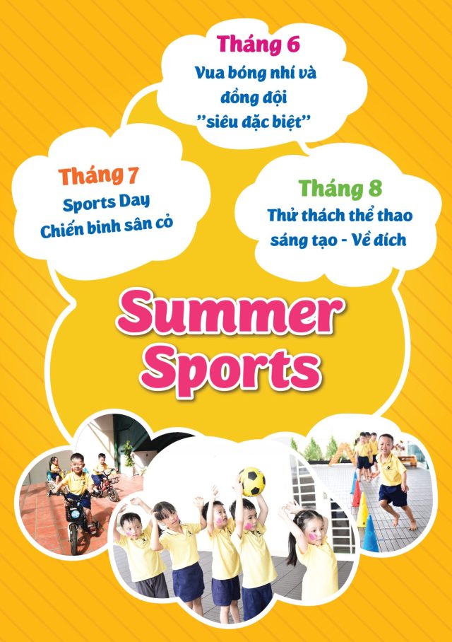 Mùa hè sôi động cùng thể thao – Summer Sports